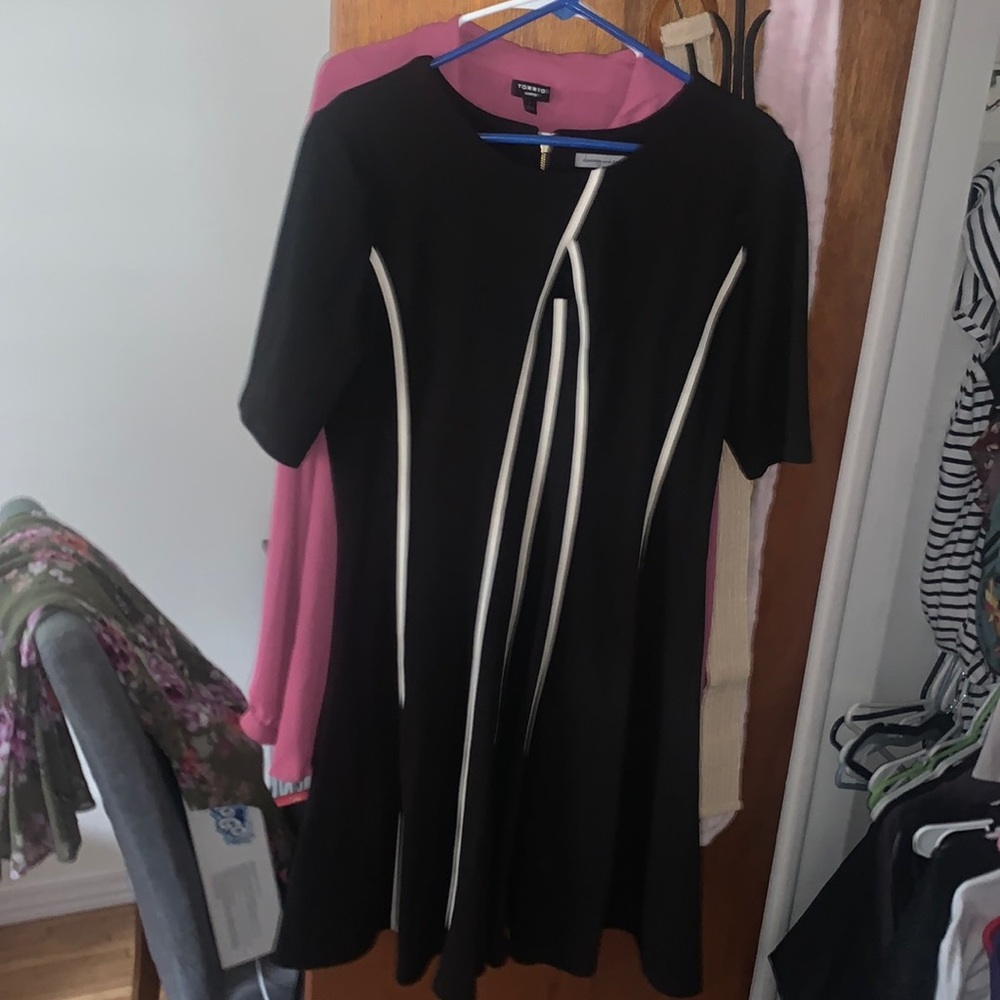 16 BLACK/WHITE DRESS OBO NO FLAWS